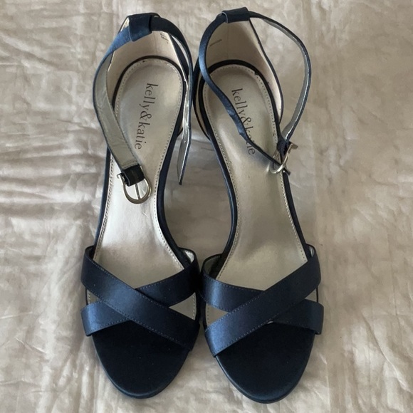 Kelly & Katie Strappy High Heel Sandals, Blue, 9 - Picture 2 of 8